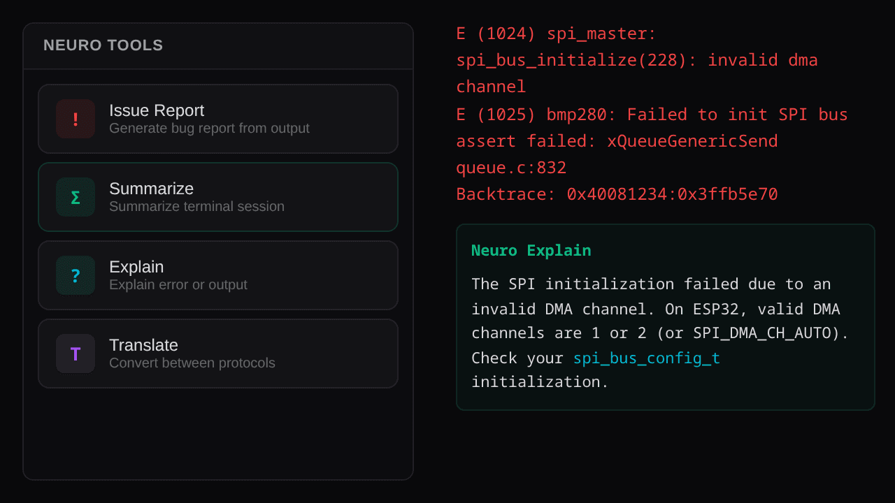 Neuro Tools feature screenshot